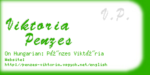 viktoria penzes business card